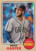 2017 Topps Heritage  #427 Bryce Harper Baseball Card