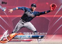 2018 Topps Update #US252 Ronald Acuna Jr. Hot Pink Baseball Card