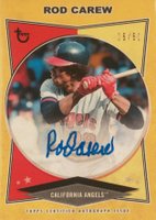 2023 Topps Brooklyn Collection Autograph #RC Rod Carew Gold Baseball Card