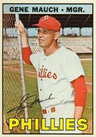 1967 Topps #248 Gene Mauch Baseball Card