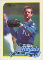 1989 O-Pee-Chee #200 George Brett Baseball Card
