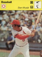 1977 Sportscaster #21-16 Stan Musial Italy Baseball Card