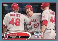 2012 Topps Opening Day #85 Mike Trout Blue Baseball Card
