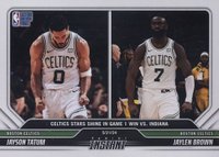 2023 Panini Instant #263 Jaylen Brown/Jayson Tatum Black 1/1 Basketball Card