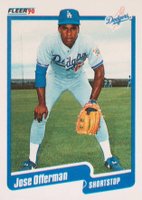 1990 Fleer Update #U-24 Jose Offerman Baseball Card