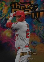 2020 Finest 1998 the Man #FTM1 Mike Trout Gold Refractor Baseball Card