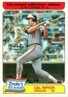 1985 Drake's #26 Cal Ripken Jr. Baseball Card