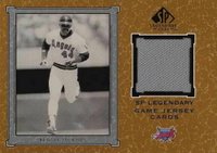 2001 SP Legendary Cuts Game Jersey #J-RJ Reggie Jackson Baseball Card