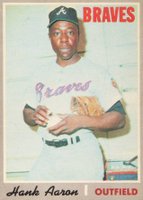 1970 O-Pee-Chee #500 Hank Aaron Baseball Card
