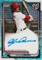 2024 Bowman Mega Box Chrome Bowman Prospect Mega Autographs #DC Dylan Crews Baseball Card