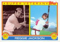 1983 Topps #501 Reggie Jackson Baseball Card