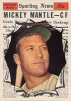 1961 Topps #578 Mickey Mantle All-Star Baseball Card