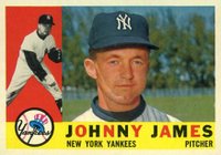1960 Topps #499 Johnny James Baseball Card