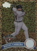 2011 Topps Update #US230 Miguel Cabrera Cognac Diamond Anniversary Baseball Card