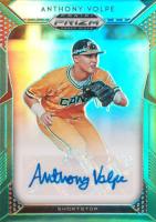 2019 Panini Prizm Draft Picks Autograph #60 Anthony Volpe Green Prizm Baseball Card