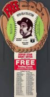 1977 Pepsi-Cola Baseball Stars Discs # Thurman Munson With Glove Tab Baseball Card
