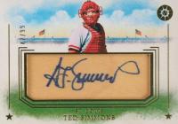 2024 Panini Boys of Summer Fabric of the Game Lumber Signatures #42 Ted Simmons Baseball Card