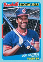 1989 Fleer Exciting Stars #4 Joe Carter Baseball Card
