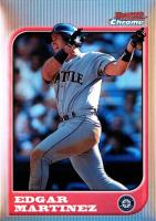 1997 Bowman Chrome #34 Edgar Martinez Refractor Baseball Card