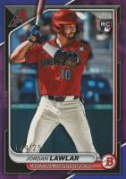 2024 Bowman #96 Jordan Lawlar Purple Baseball Card