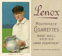 1909 White Borders Lenox-Brown #82 Hal Chase Holding Trophy Baseball Card