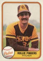 1981 Fleer #485 Rollie Fingers Baseball Card