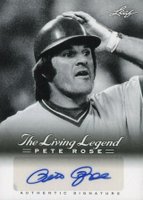 2012 Leaf Pete Rose Living Legend Autographs #AU24 Pete Rose Baseball Card