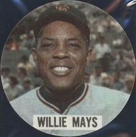 1961 Chemstrand Iron-On Patches # Willie Mays Baseball Card