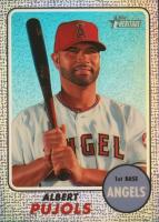2017 Topps Heritage  #413 Albert Pujols Chrome-Purple Refractor Baseball Card