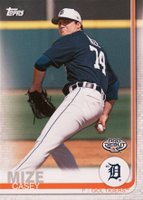 2019 Topps Pro Debut #200 Casey Mize Black Jersey Baseball Card