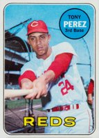 1969 Topps #295 Tony Perez Baseball Card