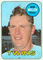 1969 Topps #403 Bob Miller Baseball Card