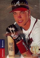 1993 SP #280 Chipper Jones Foil Baseball Card