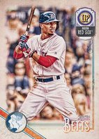 2018 Topps Gypsy Queen #180 Mookie Betts GQ Logo Swap Baseball Card
