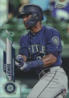 2020 Topps Chrome #186 Kyle Lewis SP Baseball Card