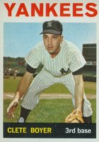 1964 Topps #69 Clete Boyer Baseball Card