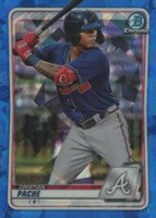 2020 Bowman Chrome Sapphire Edition #BCP5 Cristian Pache Baseball Card