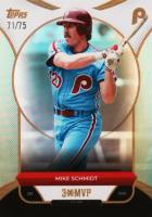 2025 Topps Welcome to the Club 3X MVP #17 Mike Schmidt Aqua Foil Baseball Card