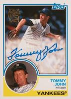 2022 Topps Archives Fan Favorites Autographs #83FFTJ Tommy John Baseball Card