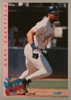 1993 Fleer #704 Gary Sheffield Baseball Card