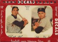 1952 Star-Cal Decals Type 2 #90-c Alvin Dark/Bobby Thomson Baseball Card