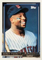 1992 Topps Gold #575 Kirby Puckett Winner Baseball Card