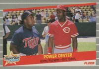 1989 Fleer Glossy #639 Power Center Baseball Card