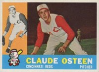 1960 Topps #206 Claude Osteen Baseball Card