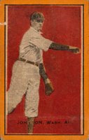 1911 Baseball Bats Hand Cut # Walter Johnson Baseball Card