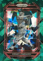 2023 Panini Prizm #219 Ernie Lombardi Green Ice Baseball Card