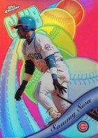 1999 Topps Chrome All-Etch #AE2 Sammy Sosa Refractor Baseball Card