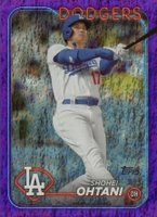 2024 Topps #500 Shohei Ohtani Purple Foil Baseball Card