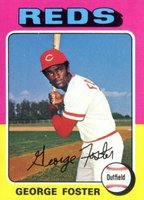 1975 Topps Mini #87 George Foster Baseball Card