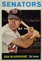 1964 Topps #327 Don Blasingame Baseball Card